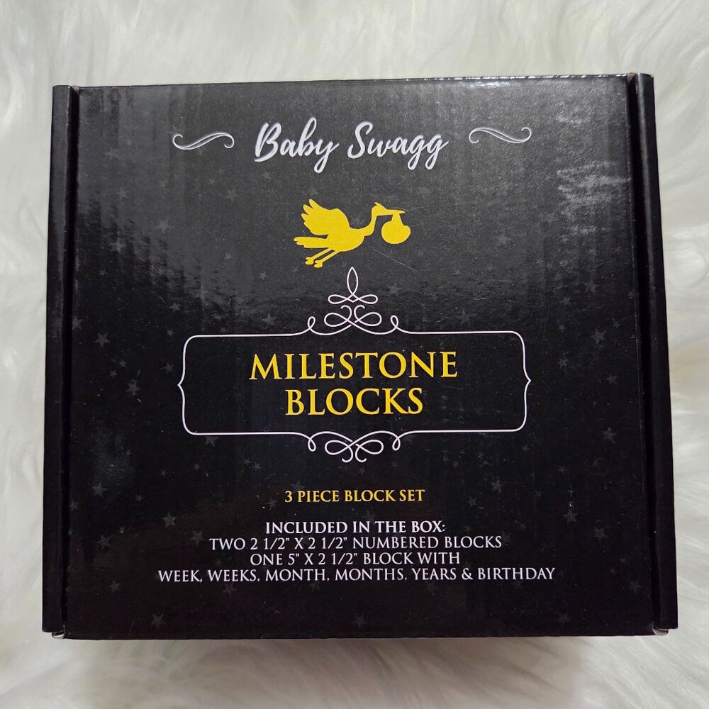 Baby Swagg Milestone Blocks Set